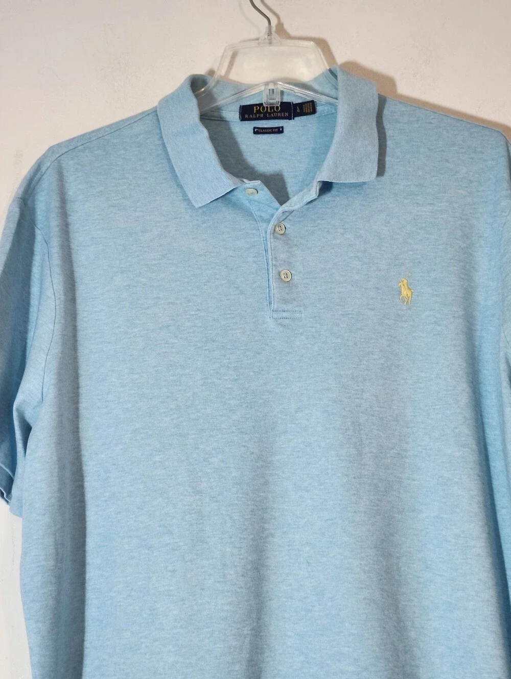Polo Ralph Lauren Classic Fit 100% Cotton Short Sleeve Shirt Size:L Color: Turq